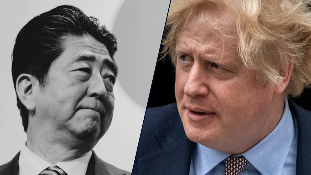 英国首相约翰逊辞职了,日本前首相安倍晋三被枪击去世…世界风云变幻,只有我们可以岁月静好秩序井然排队做核酸